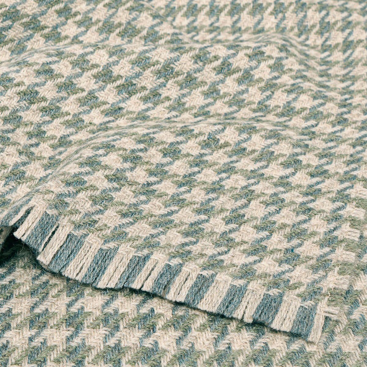 Barlow & Potts Polo Blanket - Bracken British Wool Corrie Moss Blanket