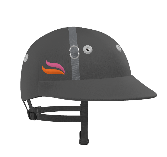 Casablanca Polo Helmet – Dark Grey Cloth