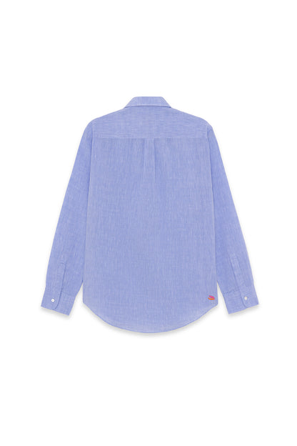 Hemingway Linen Shirt - Olympic Blue