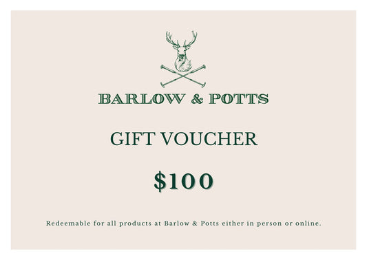 Barlow & Potts Gift Card - $100