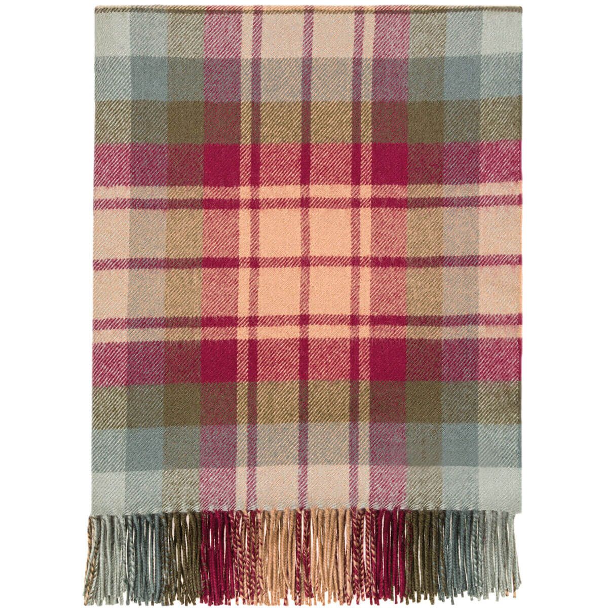 Barlow & Potts Polo Blanket - Auld Scotland Tartan Lambswool