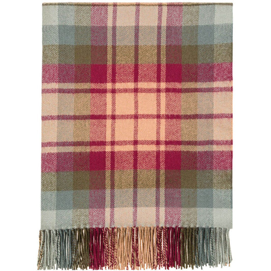 Barlow & Potts Polo Blanket - Auld Scotland Tartan Lambswool