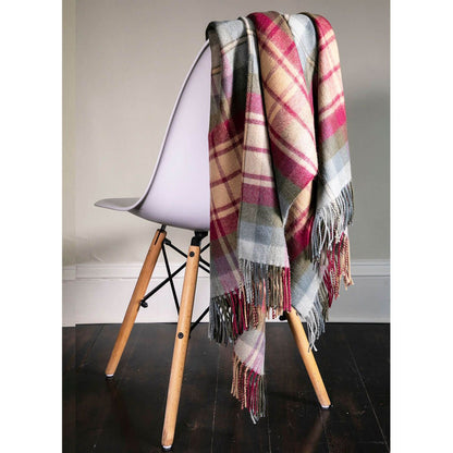 Barlow & Potts Polo Blanket - Auld Scotland Tartan Lambswool