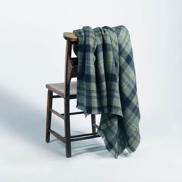 Barlow & Potts Polo Blanket - Bracken British Wool Lochaber Sky Blanket