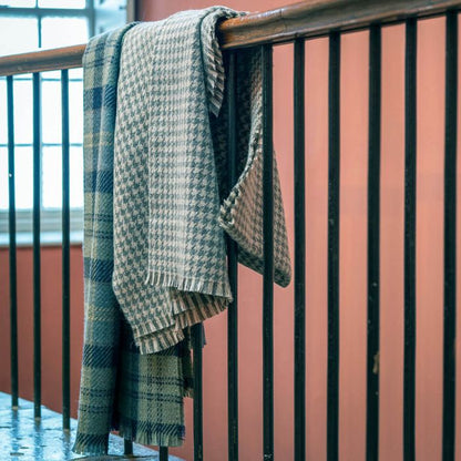 Barlow & Potts Polo Blanket - Bracken British Wool Lochaber Sky Blanket
