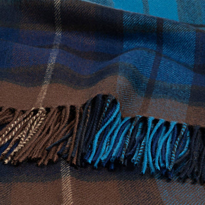 Lambswool Blanket # 3 - Buchanan Blue Tartan Lambswool Blanket