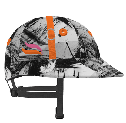 Casablanca Polo Helmet – Black and White Art Print Cloth