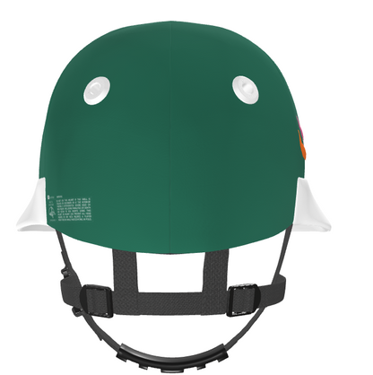 Casablanca Polo Helmet – Hunter Green and White Soft Shell
