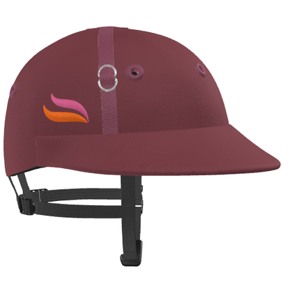 Casablanca Polo Helmet – Burgundy Cloth