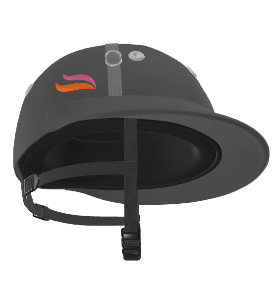Casablanca Polo Helmet – Dark Grey Cloth