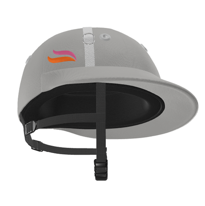 Casablanca Polo Helmet – Light Grey Cloth