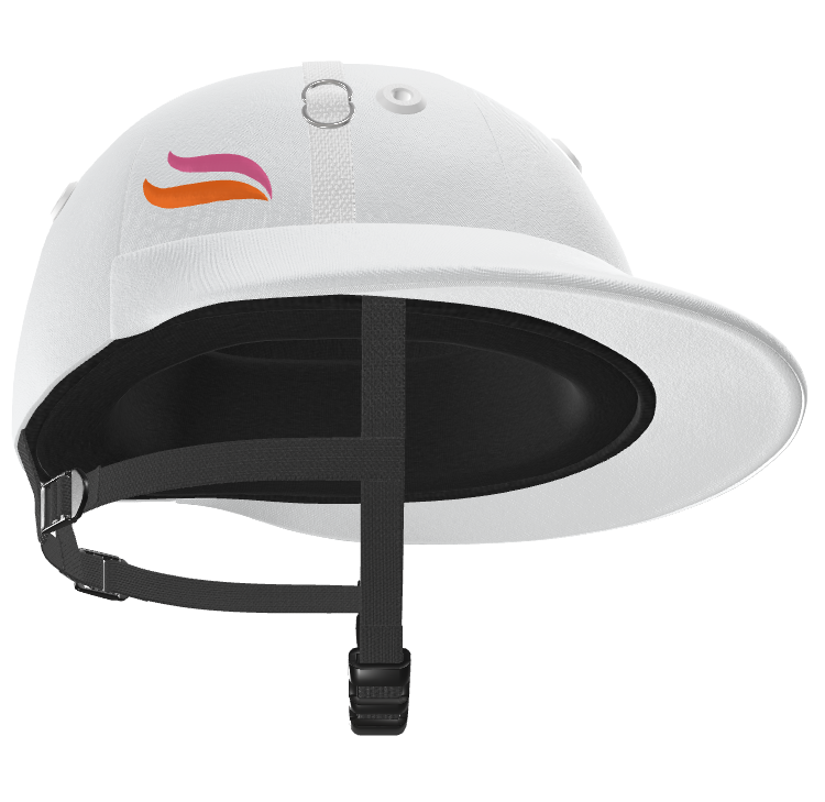 Casablanca Polo Helmet – White Cloth