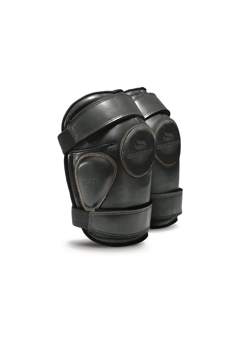 Velcro Kneeguards -Double Strap (Black)