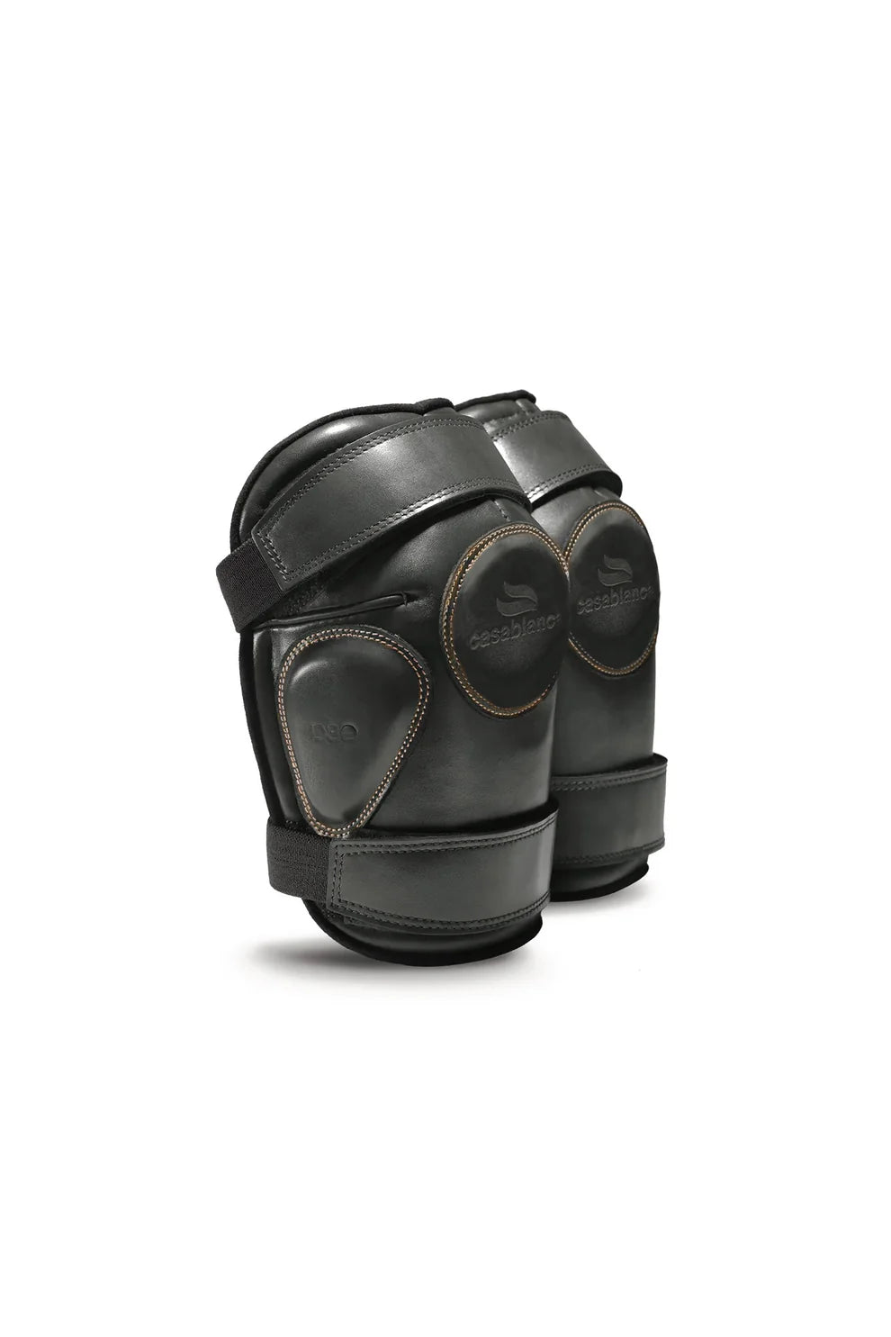 Velcro Kneeguards - Small - Double Strap (Black)