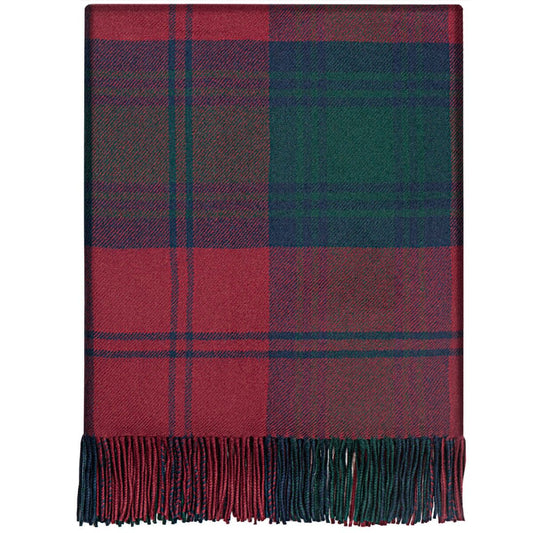 Barlow & Potts Polo Blanket - Lindsay Check Tartan Lambswool