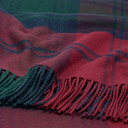 Barlow & Potts Polo Blanket - Lindsay Check Tartan Lambswool