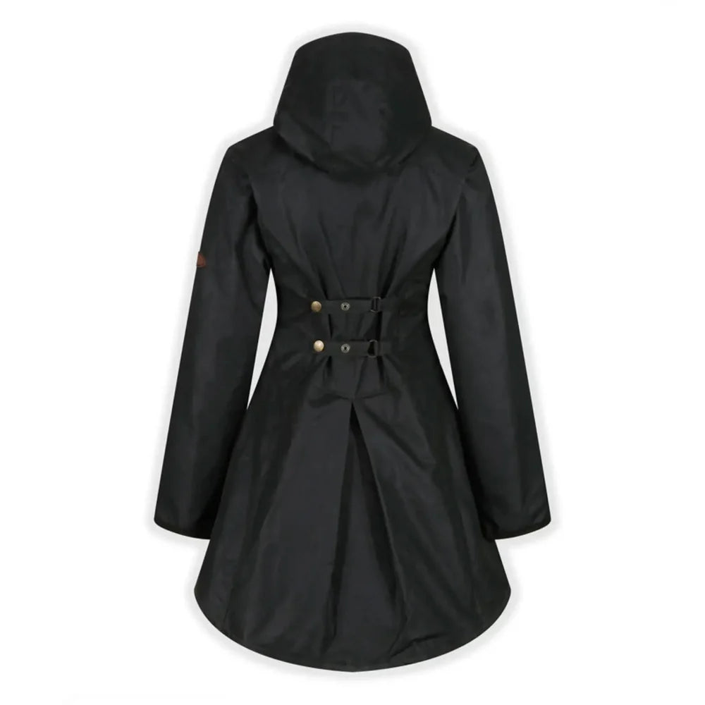 Louise British Racing Green Wax Coat