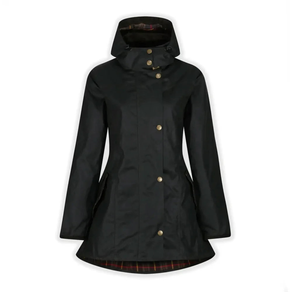 Louise British Racing Green Wax Coat