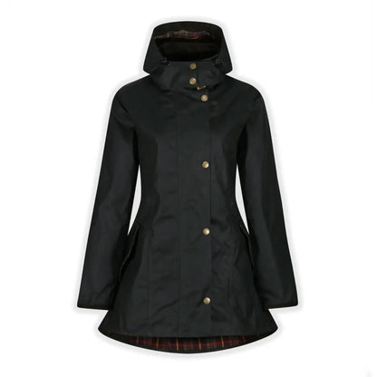 Louise British Racing Green Wax Coat