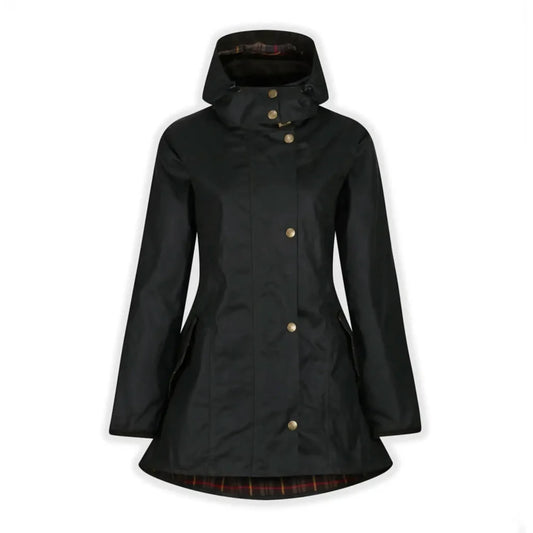 Louise British Racing Green Wax Coat