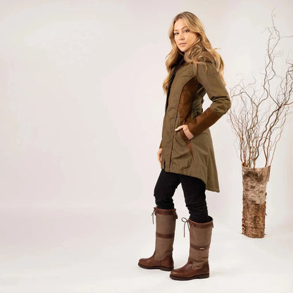 Odette Khaki Waterproof Coat