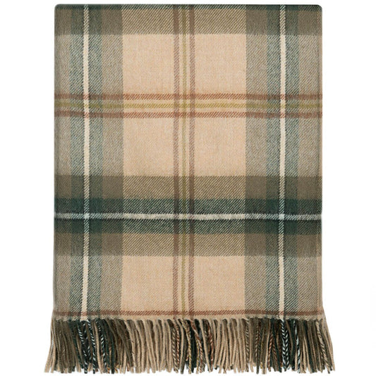Lambswool Blanket # 2 - Saskatchewan Weathered Canadian Tartan