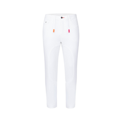 White Close Contact Jeans