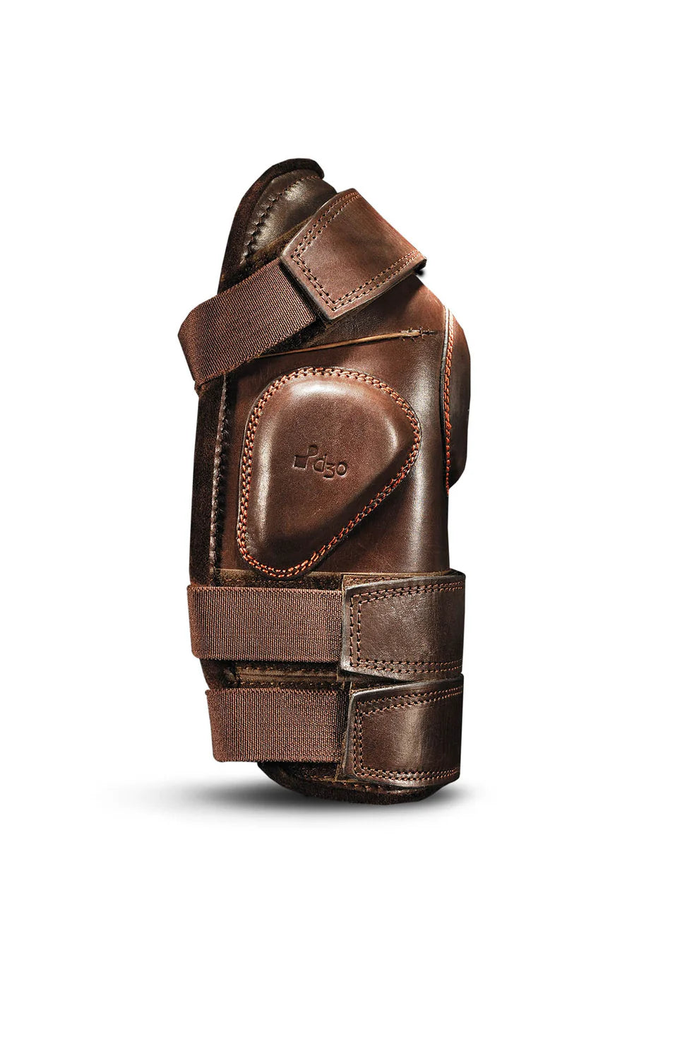 Velcro Kneeguards - Large - Triple Strap (Brown)