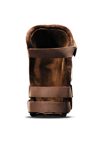 Velcro Kneeguards - Large - Triple Strap (Brown)