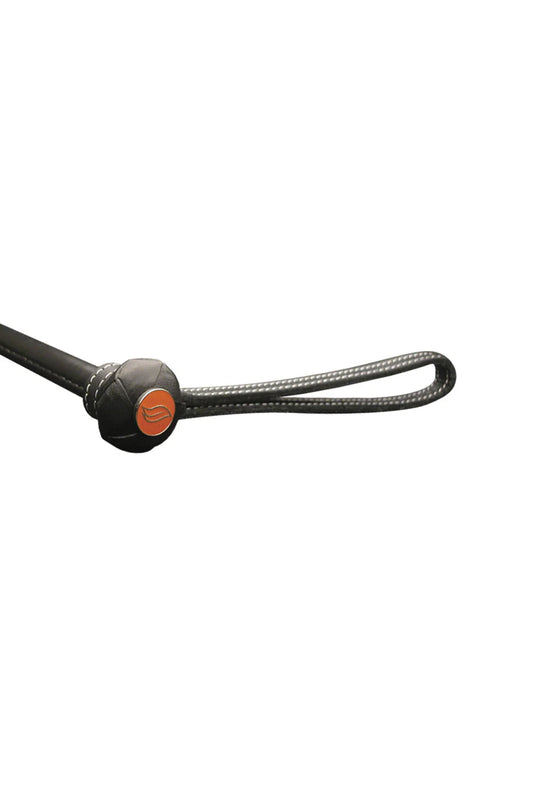 Leather cap polo whip