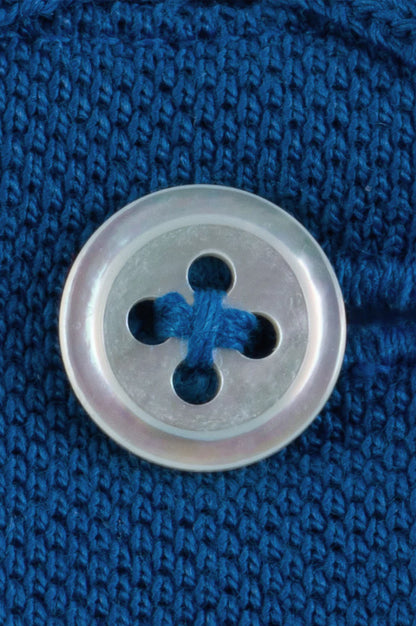 Casablanca Knitted Polo Shirt - Royal Blue