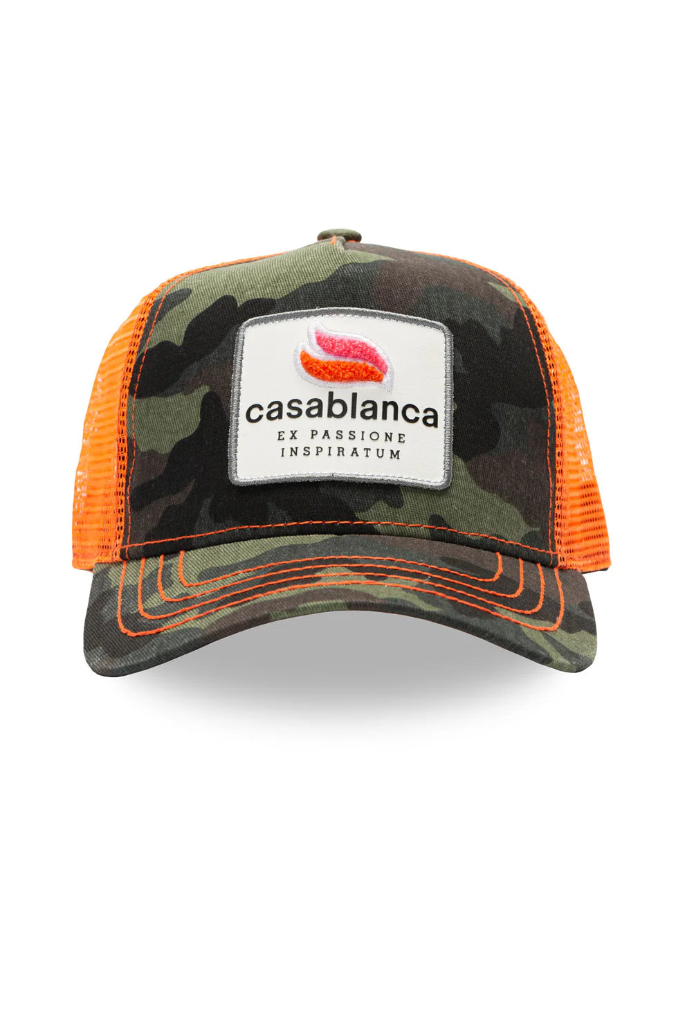 Neo Orange Trucker Cap