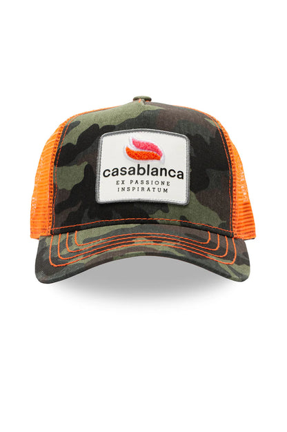 Neo Orange Trucker Cap