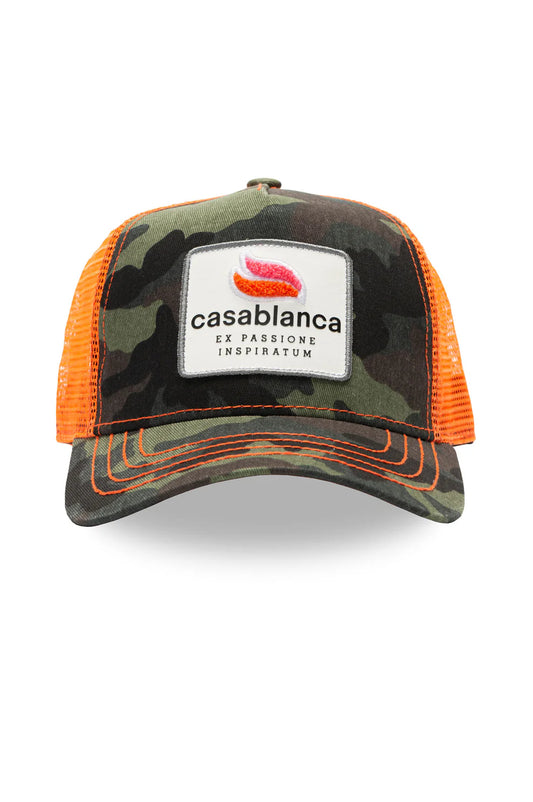 Neo Orange Trucker Cap