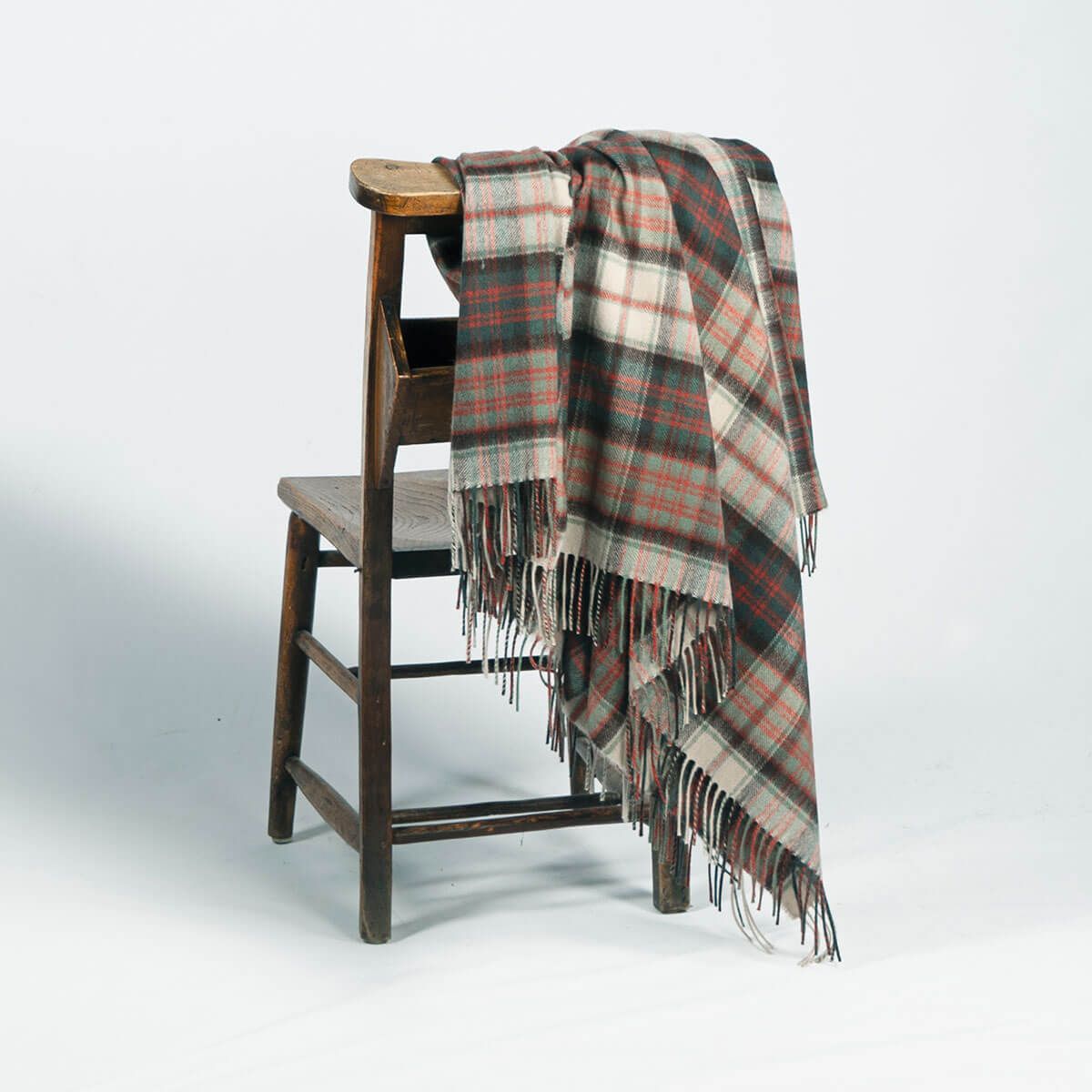 Barlow & Potts Polo Blanket - Auld Scotland Tartan Lambswool