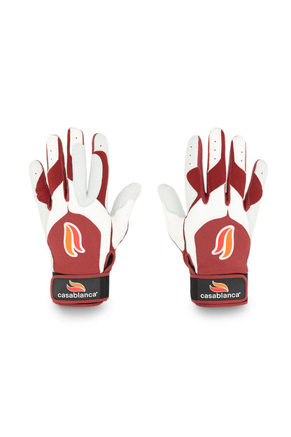 Performance Polo Gloves - Burgundy